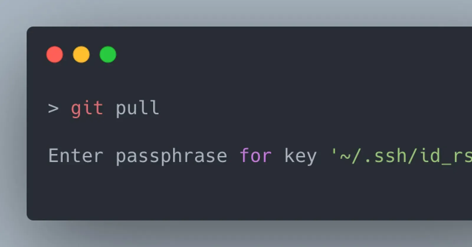 Save your ssh key password on macOS